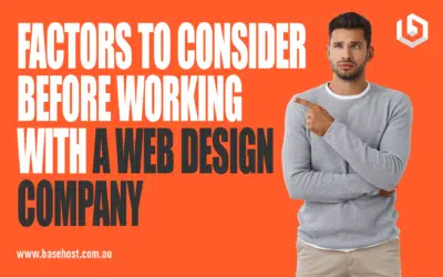 Factors to Consider Before Working with a Web Design Company
